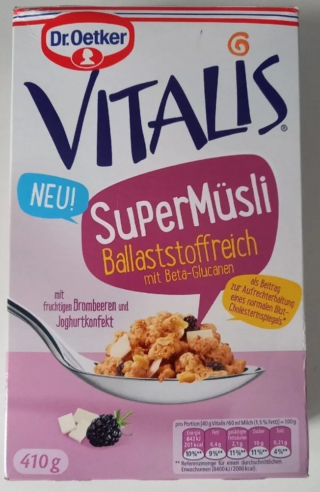 Vitalis SuperMüsli Ballaststoffreich