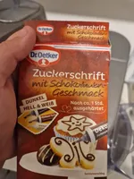 Zuckerschrift mit Schokoladengeschmack