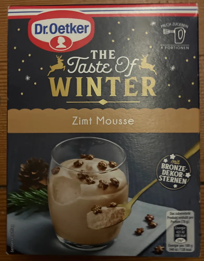 The Taste of Winter - Zimt Mousse
