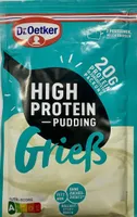 High Protein Pudding Grieß