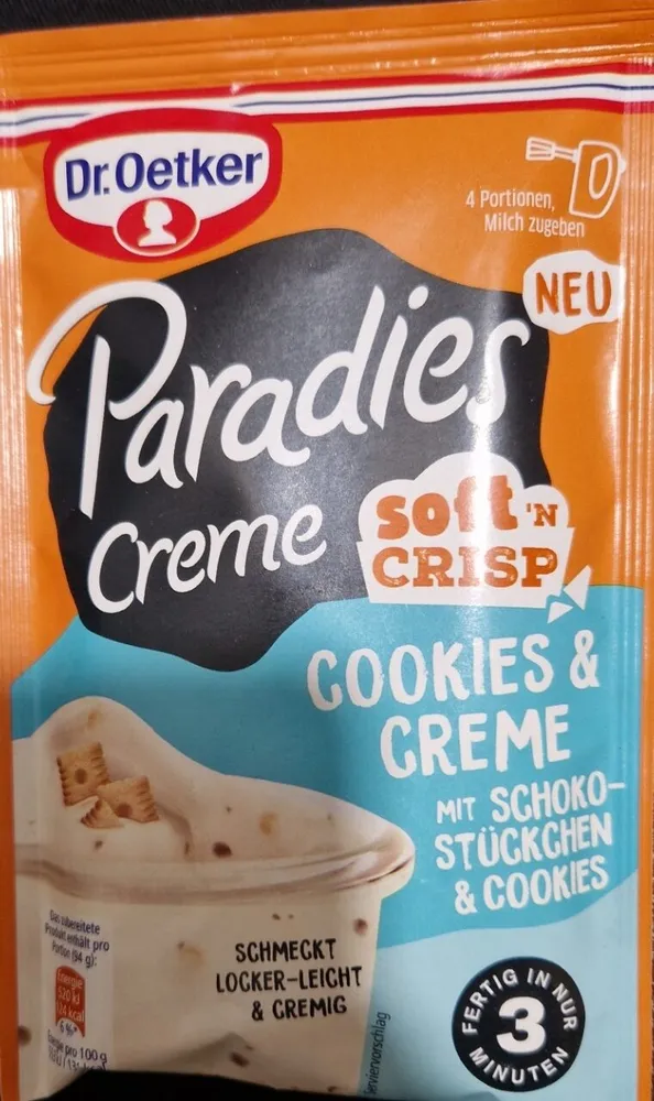 Paradies remember Cookies & Creme