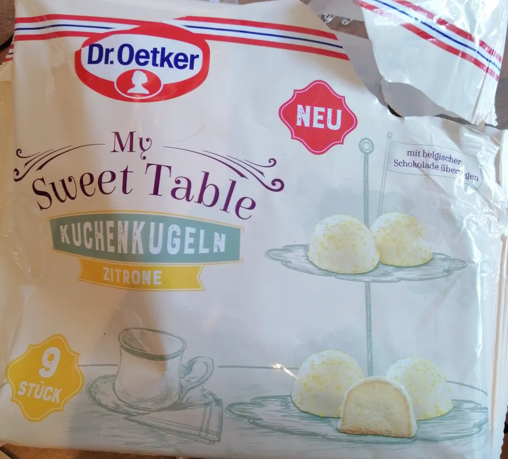 My Sweet Table KUCHENKUGELN ZITRONE