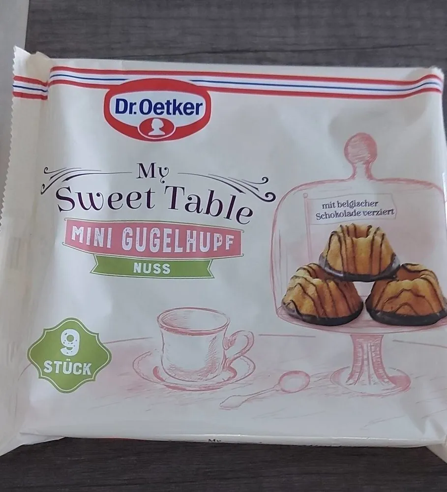 My Sweet Table Mini Gugelhupf Nuss