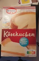 Backmischung Käsekuchen