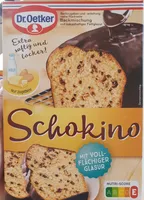 Backmischung Schokino mit Glasur