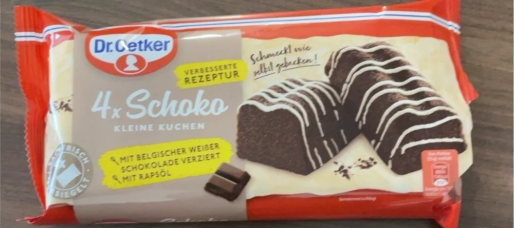 Kleine Schokoladenkuchen - Rührkuchen 4 Stück