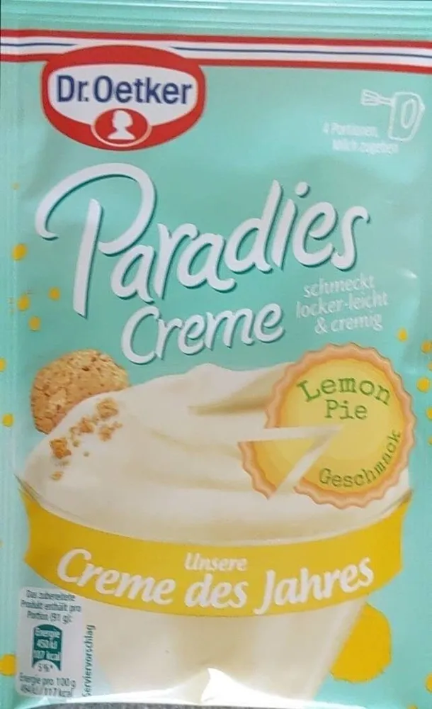 Paradies Creme Lemon Pie
