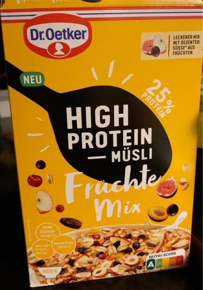 High Protein Müsli-Früchte Mix
