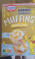 HARIBO Goldbären MUFFINS ZITRONE & LIMO