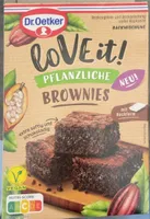 Pflanzliche Brownies