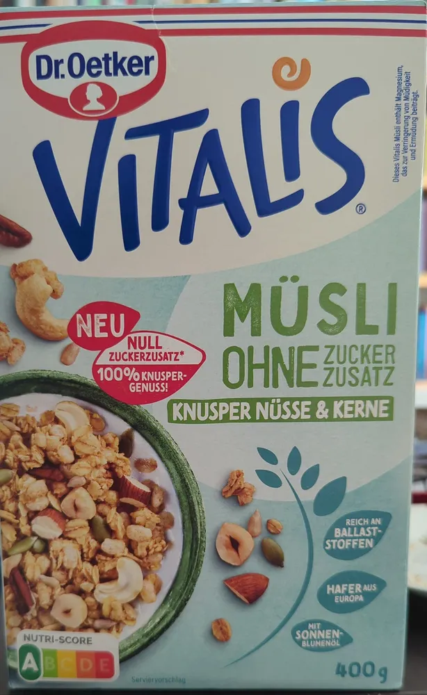 Müsli ohne Zuckerzusatz