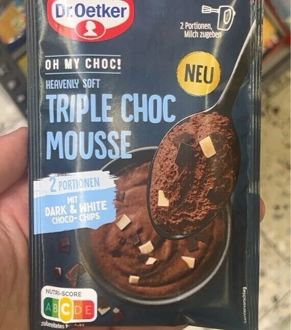 Triple choc mousse