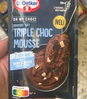 Triple choc mousse
