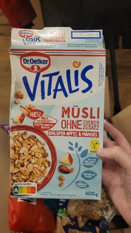Vitalis - Müsli Knusper Apfel & Mandel