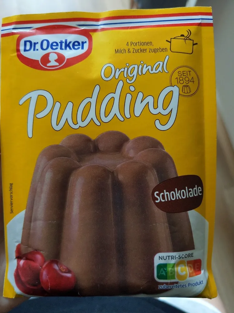 Puddingpulver Schokolade