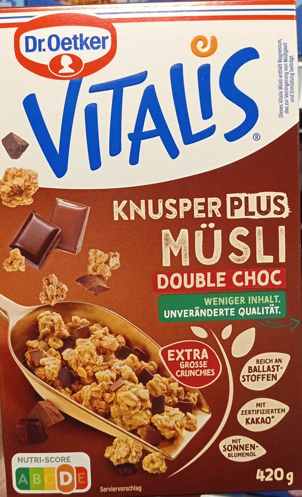 Vitalis Müsli Double Choc