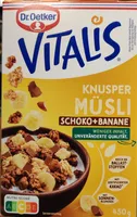 Vitalis Knusper Müsli Schoko + Banane