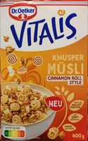 Vitalis Knusper Müsli Cinnamon Roll Style