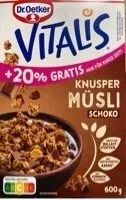 Vitalis Knusper Müsli Schoko