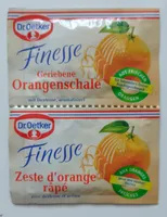 Geriebene Orangenschale