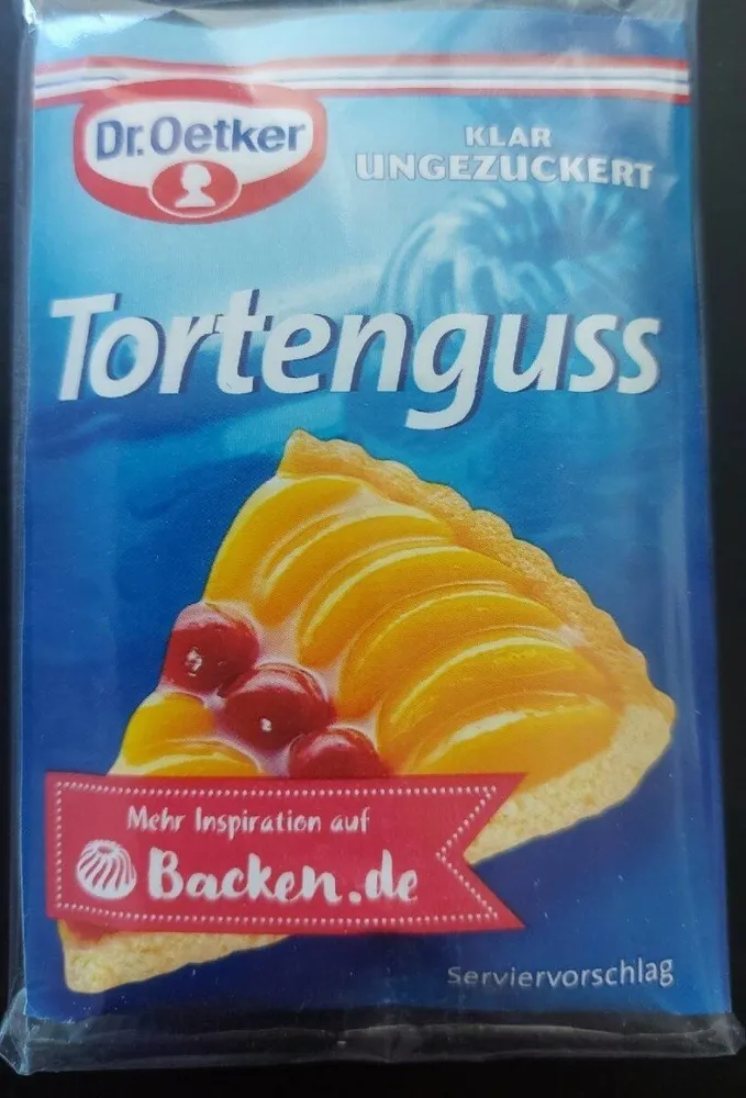 Süßes Tortenguss, klar