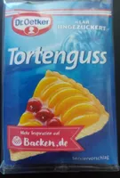 Süßes Tortenguss, klar