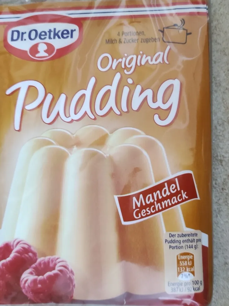 Pudding Mandelgeschmack