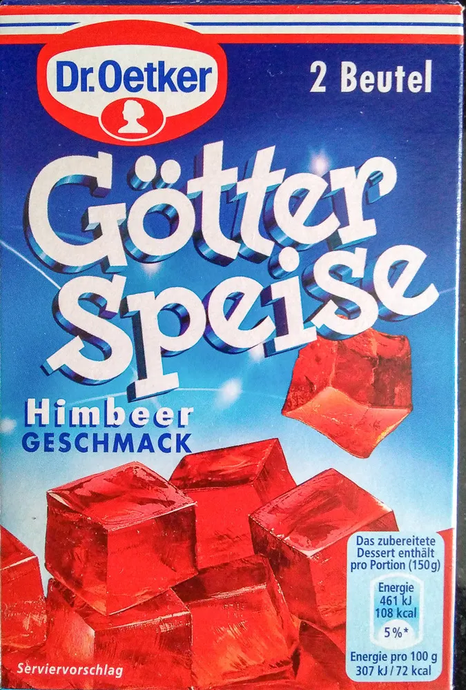 Götterspeise Himbeer & Zitrone