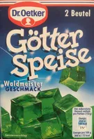 EDEKA Dr. Oetker Götterspeise Waldmeister 23.4g 1,29€ 1kg 51,19€
