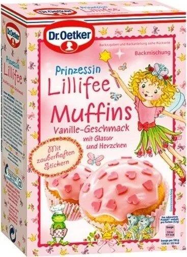 Prinzessin Lillifee Muffins Vanille-Geschmack