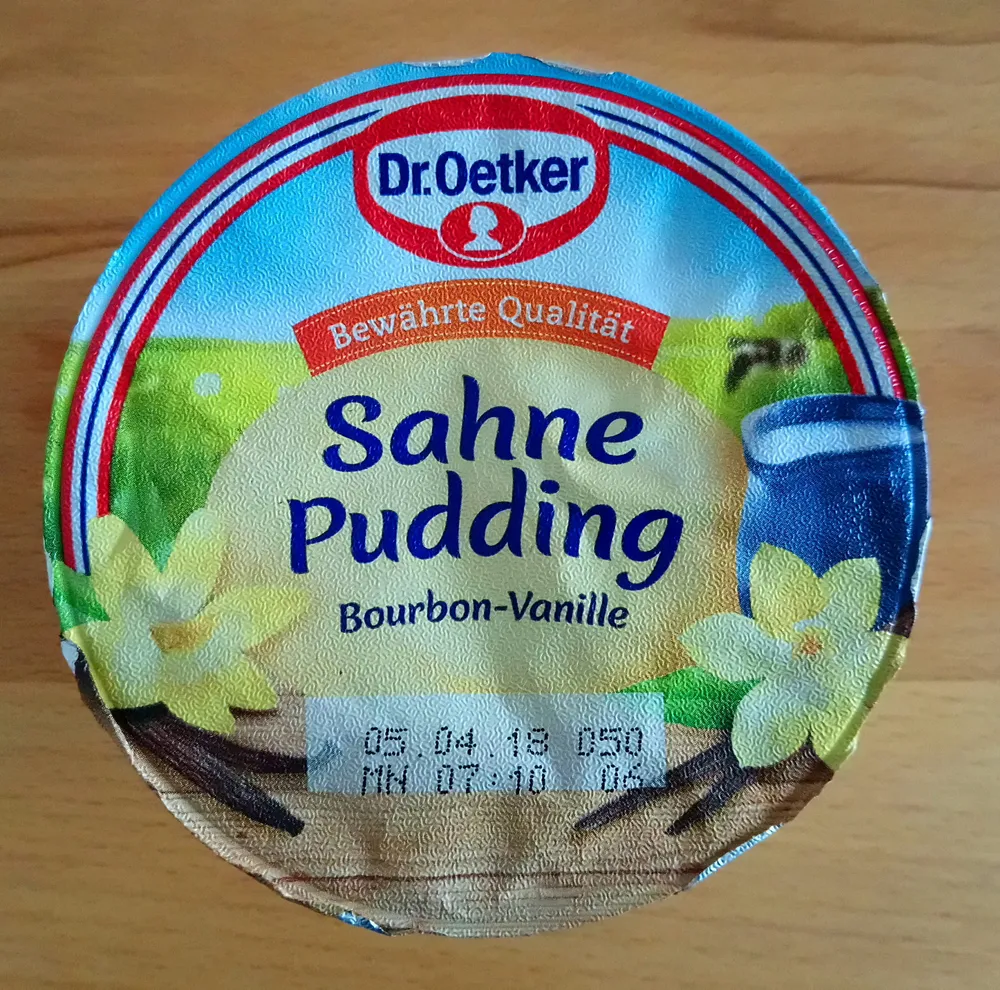 Sahne Pudding Bourbon-Vanille