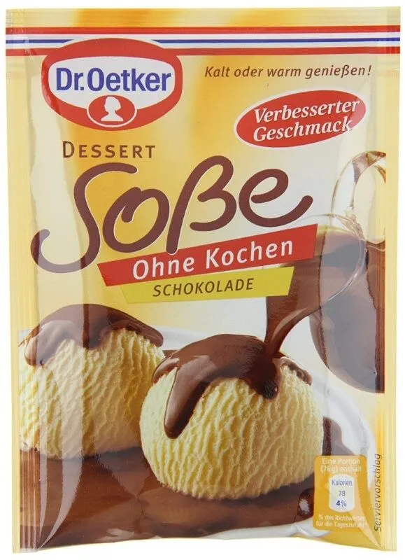Dessert Soße, Schokoade