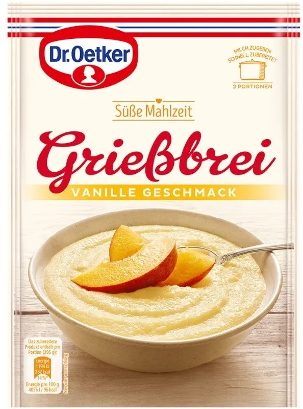 Grießbrei VANILLE GESCHMACK