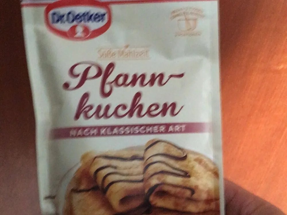Süße Mahlzeit Pfannkuchen nach klassischer Art