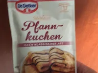 Süße Mahlzeit Pfannkuchen nach klassischer Art