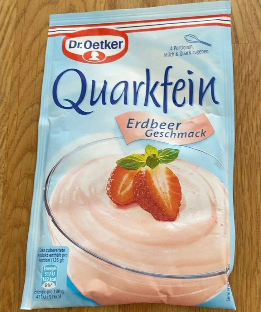 Quarkfein Erdbeer Geschmack