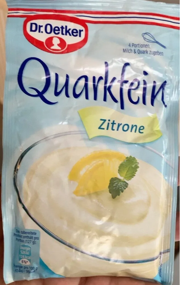 Quarkfein Zitrone