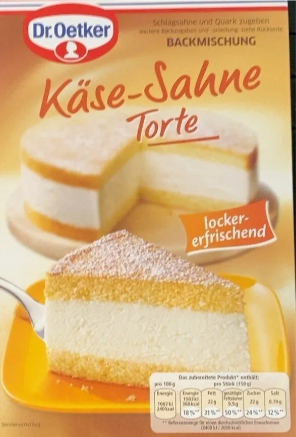 Käse-Sahne Torte