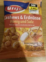 Cashews & Erdnüsse Honig und Salz