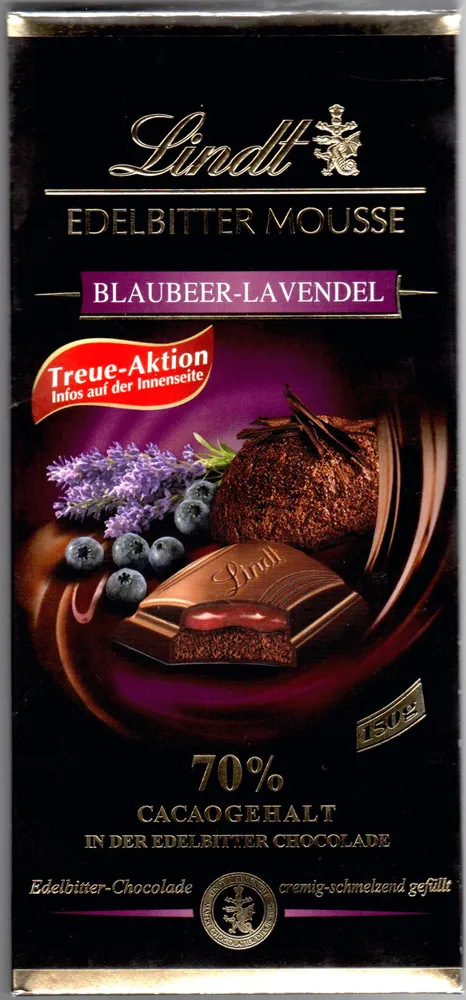 Edelbitter Mousse - Blaubeer-Lavendel