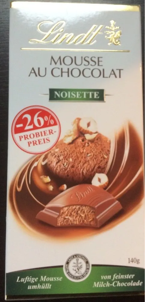 Mousse au chocolat noisette