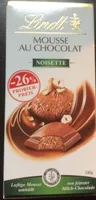 Mousse au chocolat noisette