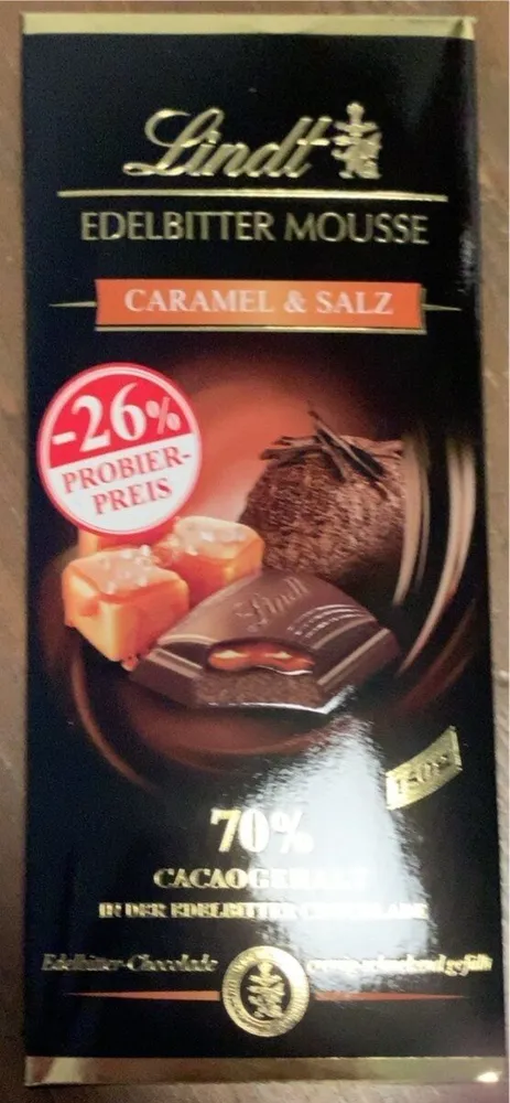 Edelbitter Mousse Caramel & Salz