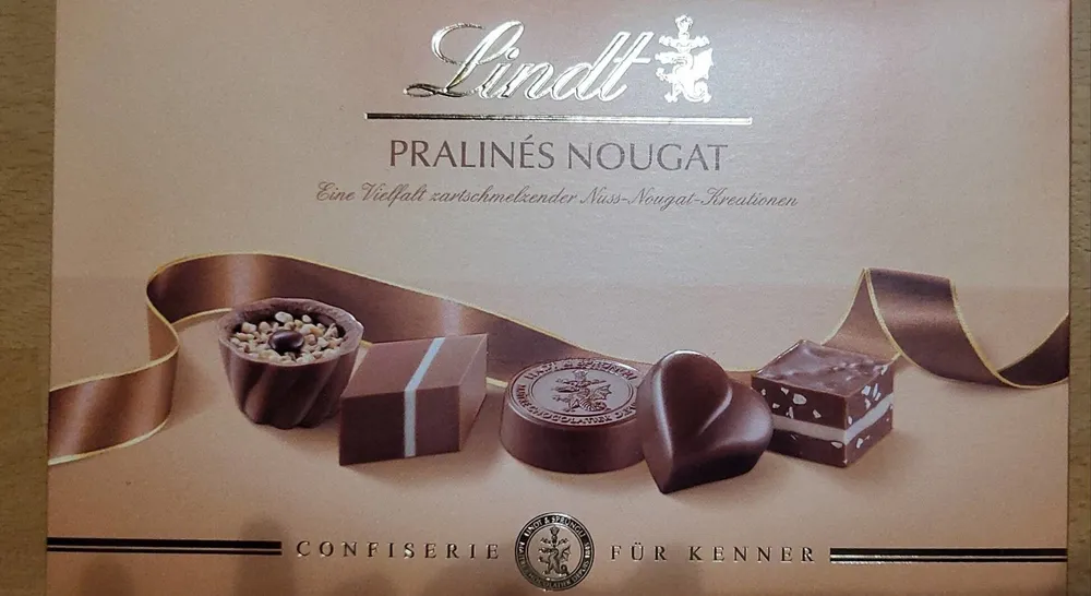 Lindt Pralinés Nougat