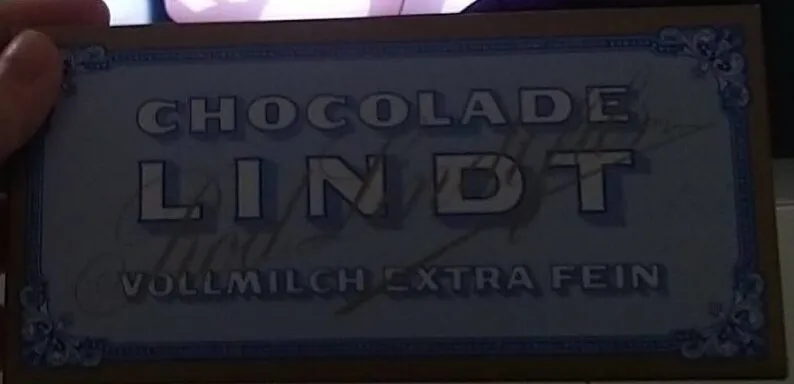 Chocolade LINDT vollmilch extra fein