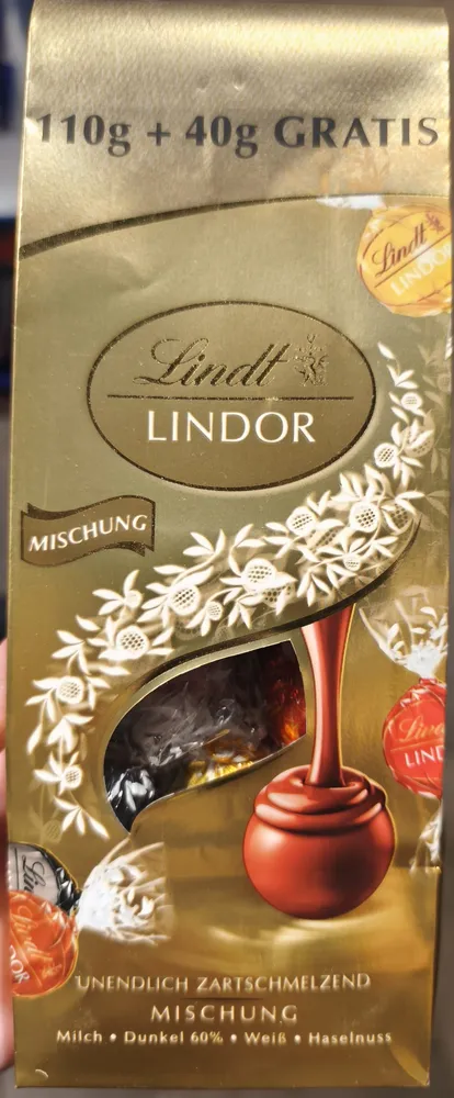 Lindor Mischung +40g gratis