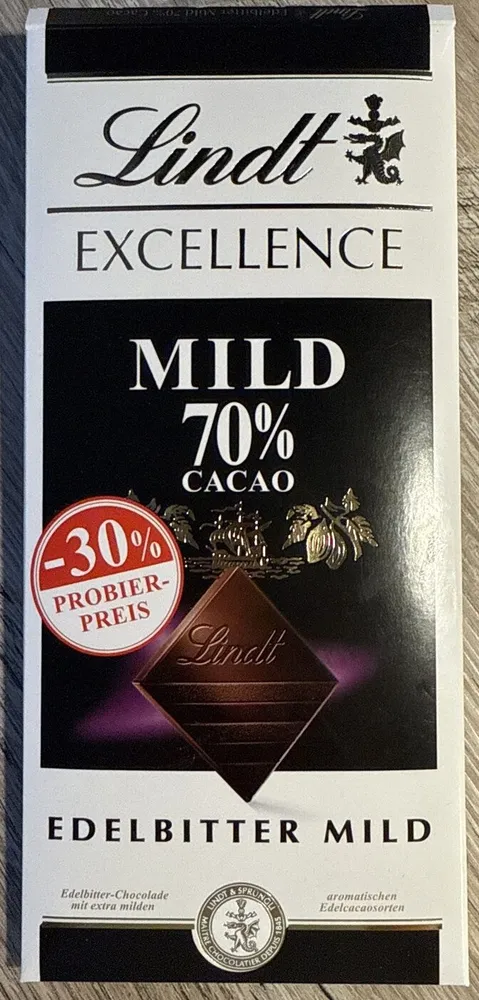 EXCELLENCE MILD 70% CACAO EDELBITTER MILD