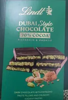 Dubai Style Chocolate 70% Cocoa Pistachio & Kadayif