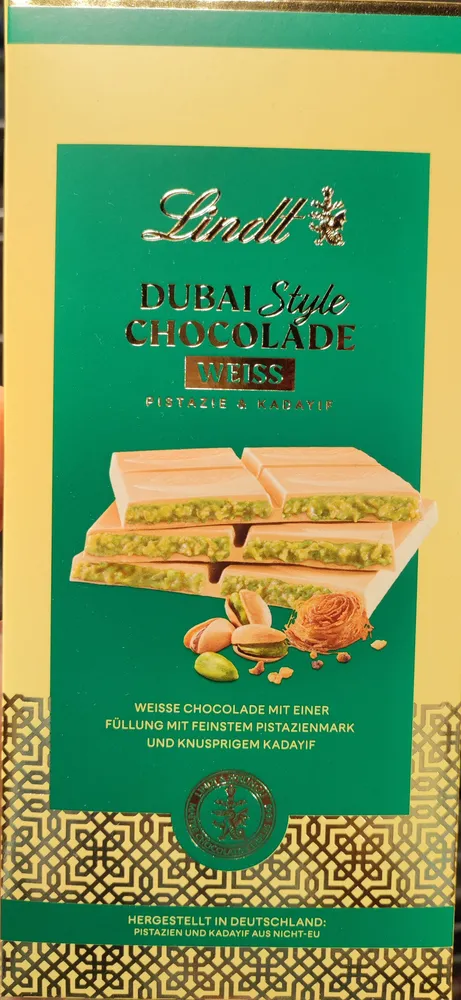 Dubai Style chocolade weiss