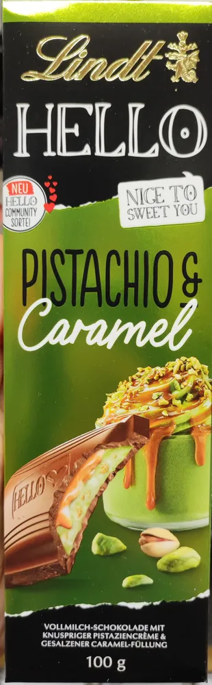 Pistachio & Caramel HELLO